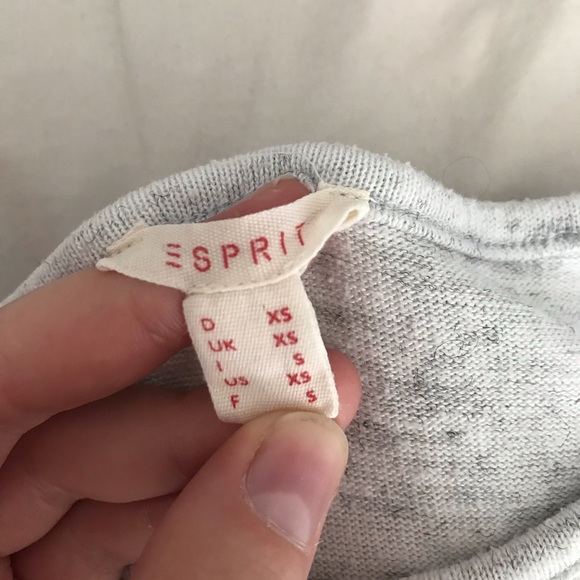 Esprit Grey 3/4 Sleeve Shirt - Picture 3 of 4